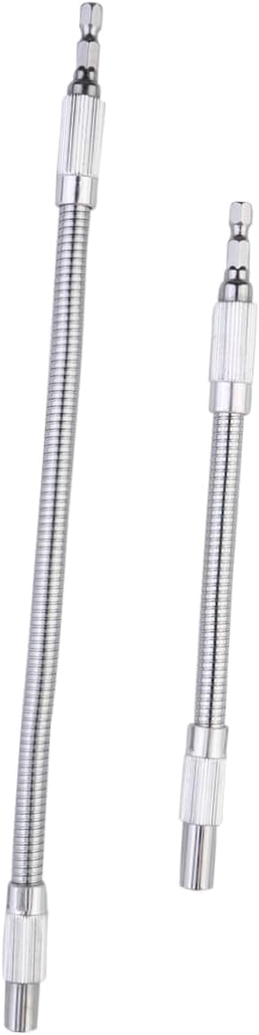 2pcs Flexible Drill Bit Extensions Soft Shaft Connecting Rod for Drill Adapter Ratchet Extension