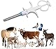 Yanzeo 50 Pcs 1.25X7mm Haustier-ID-Microchip, 134,2 kHz, ISO11784/ISO11785/FDX-B, RFID-Tags, 15 Bit RFID-Mikrochip für Hunde, Katzen, Schweine, Labortier, Mikrochip-Registrierung