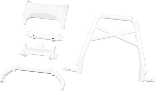 Roll Cage Support Parts Compatible with HPI Compatible with Rovan Rofun Baja 5B 5t SS Kingmotor Buggy 1/5White