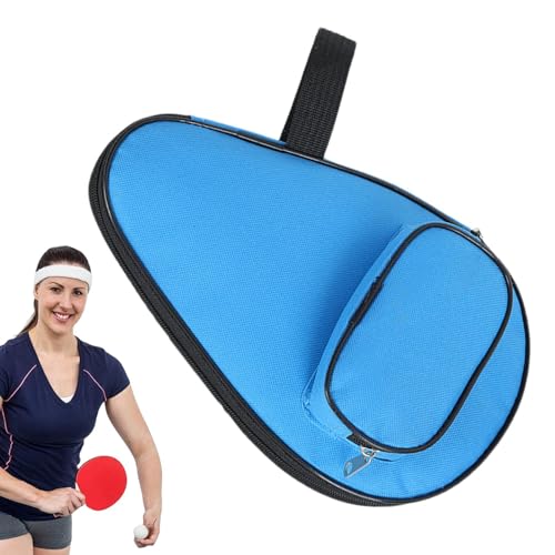 HunicandIU Table Tennis Bat Case, Table Tennis Bag, Racket Storage Bag Paddle Case, Portable Racket Case, Storage Organiser with Ball Bag, Protective Holder, Table Tennis Accessories - Image 6