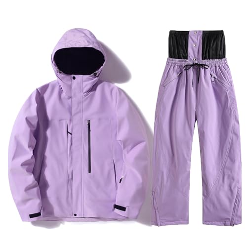 Chaqueta de snowboard de invierno 2026 con pantalón técnico resistente 2