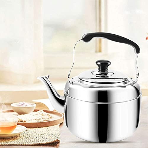 Bouilloire à sifflet inox pour plaque de cuisson gaz