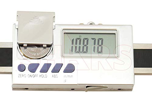 Shars Regla Digital Horizontal 12"/300mm LCD Grande miniatura 5