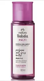 Tododia Multi Essência para Cabelo, Flor de Ameixa, Anti-Frizz, Brilho e Suavidade, 60ml