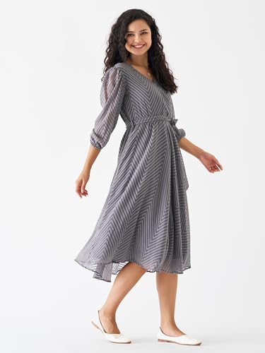 Image of AASK Women Fancy Plain & Solid Designer Dress for Women