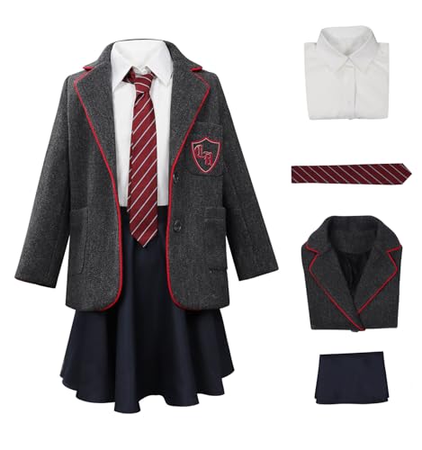 KoleGoe Vestido de Cosplay de Matilda, Uniforme para Mujer, Conjunto de Halloween y Carnaval