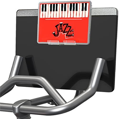 peloride Tablet Holder Compatible with Peloton Bike, Bike Plus,Tread and Row, Solid Exercise Bicycle Accessories Compatible with iPad & Kindle, Acrylic Phone Mount for Screen, Treadmill