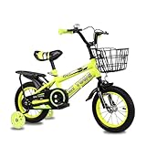 Bicicleta Niño, Bicicleta para Niños 2 a 6 años, con Ruedas de Entrenamiento, Bicicleta Infantil...
