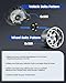 ECCPP 4PCS 5x108 TO 5x108 Wheel Spacers Hub Centric 1
