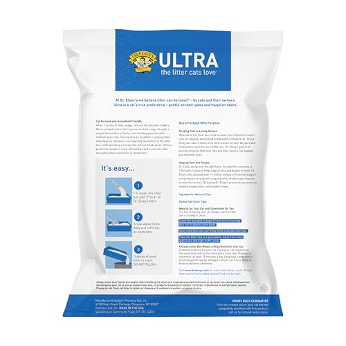 Image of Dr. Elsey's Ultra Unscented Clumping Clay Cat Litter 18 lb Bag