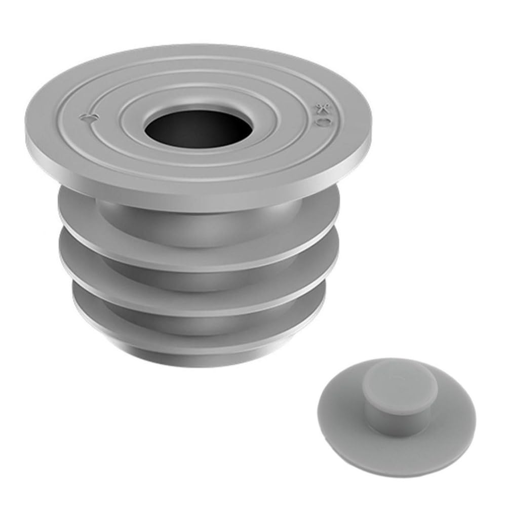 2 Tappi Di Scarico In Silicone Per Lavatrice - Antiodore | 45-50 Mm Per Tubi Fognari E Lavandini - Foto 9