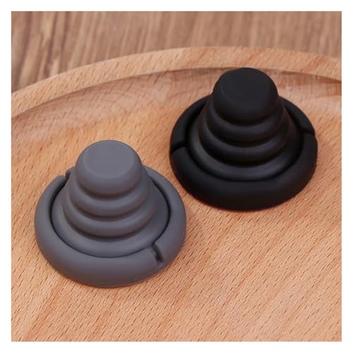 Accessoires de verrouillage antichoc en silicone de haute densite noir