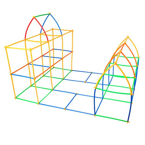 Straw Constructor Stem Building Toys 800 Pcs-Colorful Interlocking Plastic Enginnering Toys- Fun- Educational- Safe For Kids- Develops Motor Skills-Construction Blocks- Best Gift For Boys And Girls #TOP6