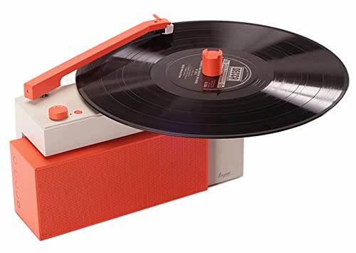 SplitTurntable Multifonction Bluetooth Record Player 3 Vitesse Portable Turntable (Orange 350 * 150 * 230mm) - Les Beatles, Paul McCartney, John Lennon, RIngo Starr, George Harrison SplitTurntable Multifonction Bluetooth Record Player 3 Vitesse Portable Turntable (Orange 350 * 150 * 230mm)