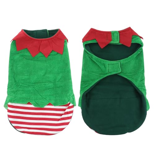 Disfraz Navideño para Perro Talla L Color Verde miniatura 7