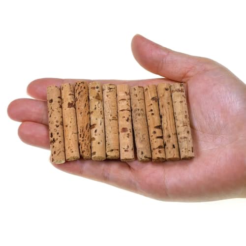 Set de 10 piezas de cañas de corcho para pesca de carpa miniatura 5