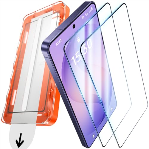 UniqueMe für Samsung Galaxy S26 Ultra für Panzerglas - [Full Screen Displayschutz] Schutzfolie für Samsung Galaxy S26 Ultra Schutzglas,Auto Installation,2 Stück