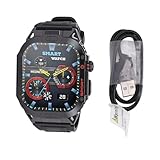 UPALDHOU Reloj Inteligente, Reloj de Seguimiento de Actividad Física con Barómetro, Brújula 107 Modos Deportivos para Hombres y Mujeres