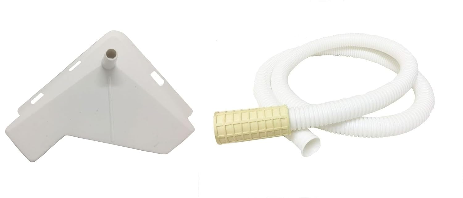 NW Noworry Window AC Drain Tray for All Brand Window AC Drain Tray Waist Water Collector With Ac Outlet (AC Drain Tray With Pipe, 3 Meters Pipe)