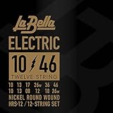 La Bella HRS-12 Nickel Rounds Wound 12-String Set 10-46