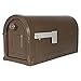 Gibraltar Mailboxes Garrison Large Capacity Galvanized Steel Venetian Bronze, Post-Mount Mailbox, GM160VB0