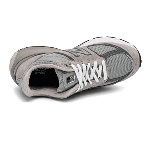 New Balance Women's Made in US 990 V5 Sneaker, Grey/Castlerock, 11 M US