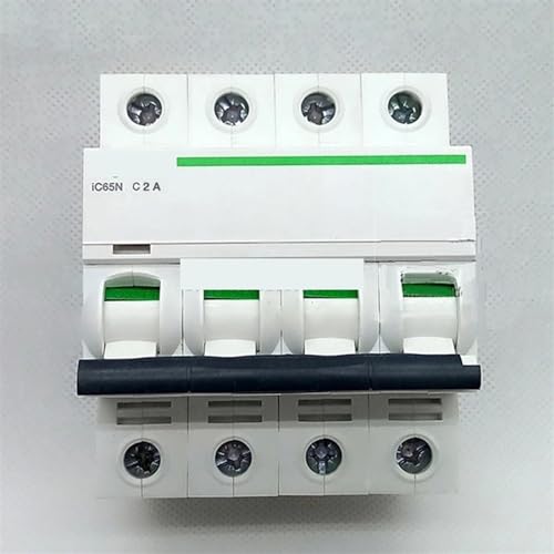 Disjoncteur 4P C2A IC65N A9F18402 protection type C contre les surcharges