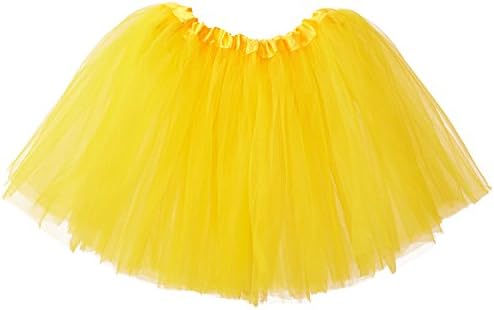 My Lello Big Girls Tutu 3-Layer Ballerina (4T-10yr) Yellow