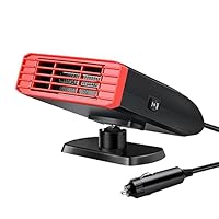 Chauffage D'appoint Hiver Radiateur Soufflant Voiture 12V 150W - Chauffage Et Ventilation - Dégivrage Pare-brise - Rotatif 360° Défogger Automobile