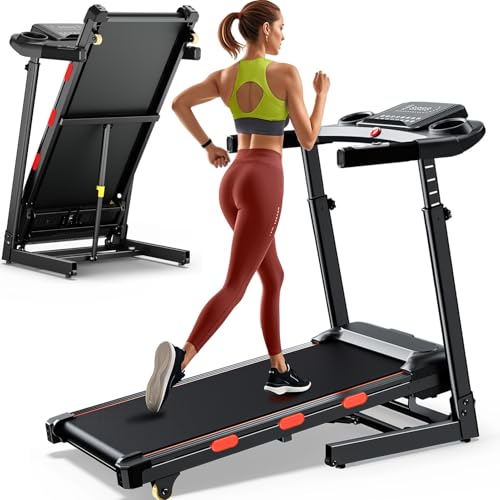15% Auto Incline Treadmill for Home, Double Deck Treadmills with