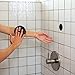 Boie USA Antimicrobial Loop Body Scrubber - Soft Silicone-Like Exfoliating Shower Scrubber, Body Cleansing Brush - Hang-to-Wall Loofah Replacement - Body Exfoliator for All Skin Types - (Yellow)