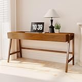 ROCITY Wood Desk with Drawers...