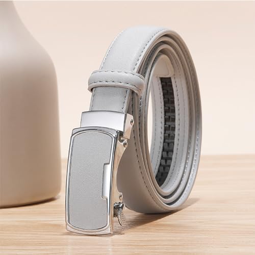 Ratchet Thin Belt for Women, Women's Belts Fashion Adjustable for Jeans with Square Alloy Automatic Buckle2
