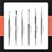 BEZOX Ingrown Toenail Removal Kit - Toenail Lifter and Thick Toenails File, Stainless Steel Pedicure Tools - 6PCS Nail Correction Set