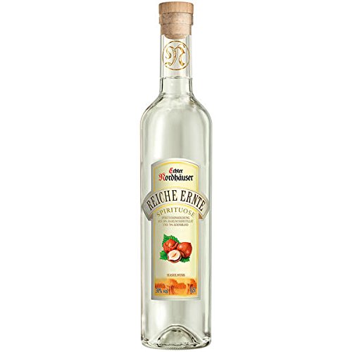 6 Flaschen Nordhäuser Reiche Ernte Haselnuss Brand 30% vol.