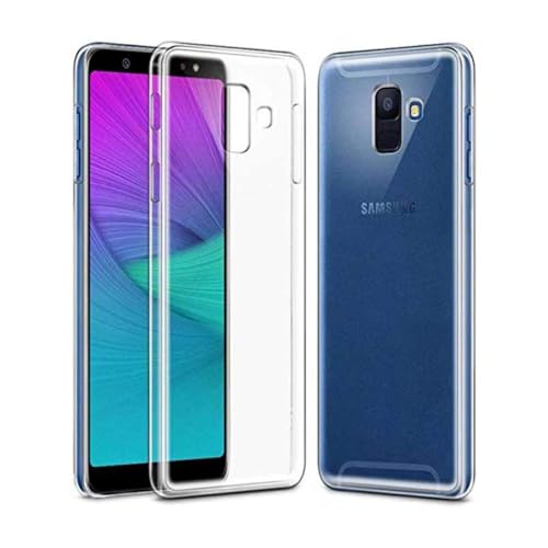 Image of XIVY Crystal Clear Hard Case Cover for Samsung Galaxy J8 - Ultra Hybrid Transparent Shockproof Back Cover with Anti-Yellow | Camera Protective Case