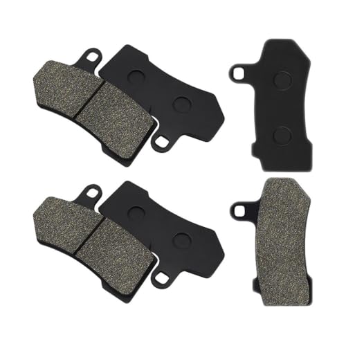Plaquettes de frein moto sans bruit pour FLHT Ultra et Road King 3 paires