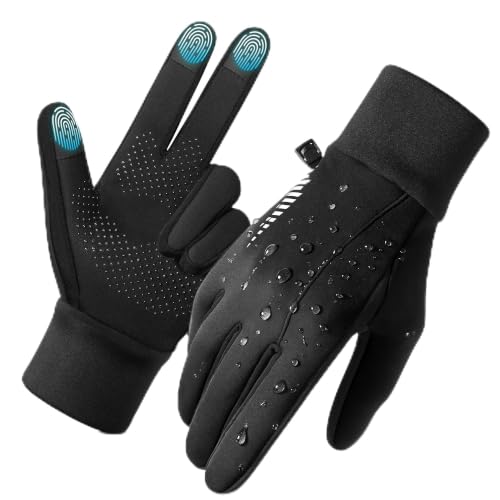 [Prime] Rivmount Men's/Women's Touchscreen Winter Gloves (Black LG. or Med.) $6.88 + Free Shipping + 54% Off Code B18BL5J1 Prime - image 1