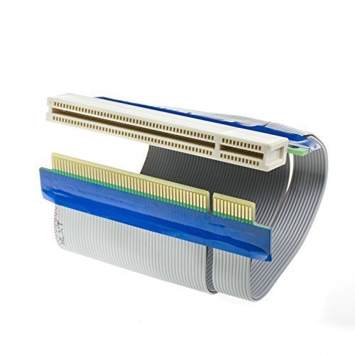 Cavo Riser PCI 32bit – Estensore Maschio-Femmina Per Case 1U 2U, Cavo Piatto Flessibile