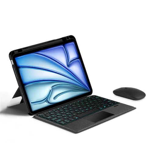 Clavier iPad Air 13 M3 noir pour travailler en déplacement avec souris