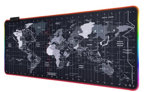 INOVERA RGB World Map Desk Mat
