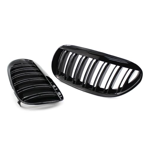 Calandre E63 E64 usée ? Remplacez par ces grilles double ligne noir brillant