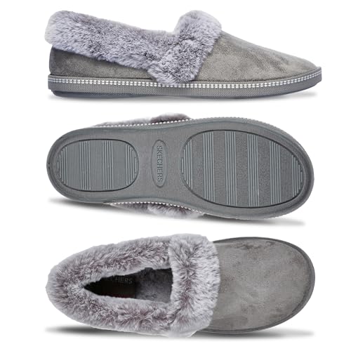 Skechers Femme Cozy Campfire Team Toasty Chausson, Anthracite, 40 EU