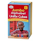 Didax Jumbo Alphabet Unifix Cubes, Set of 30, 3.5 H x 8.5 L x 5.13 W