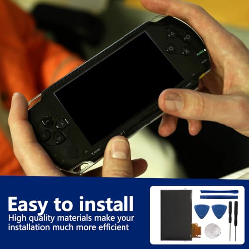 Image of LCD Screen Backlight Display Replacement with Tool by YTXXDEUS Fits for Sony PSP 2000 2001 Slim