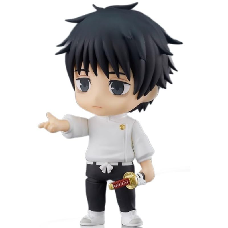 REOZIGN Yuta Figure, Q Version Mobile Okkotsu Yuta, 10 Cm/3.9 Inch Face Replacement Figure, PVC Model, Collectible Gift