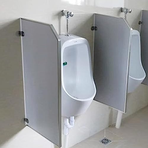 Wall-Mounted Urinal Privacy Screen, Men Urinal Privacy Screen Toilet Partition, Urinal Baffle for Sools/Kindergartens/Shopping Malls/Public Places
