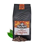 Kaffeebohnen: ganze frisch geröstete Espresso-Kaffeebohnen mit 100% Robusta, ideal für Vollautomat und Siebträger. Entwickelt auf der Grundlage langjähriger Erfahrung und positiven Kundenfeedbacks.