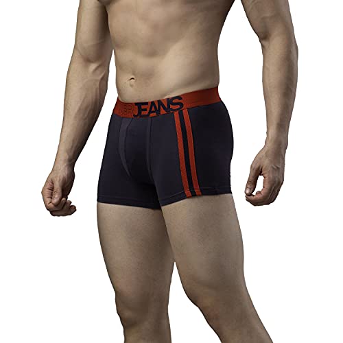 Image of Underjeans Men Cotton Blend Trunk - Pack of 2