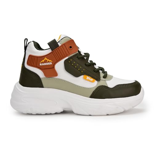 Image of G&D Ranges Unisex Kids Shoes Soft Sole | Memory Form with EVA Sole | Synthetic Upper Breathable, Lightweight | Comfortable & Durable Stylish Indoor & Outdoor | Sports Shoes